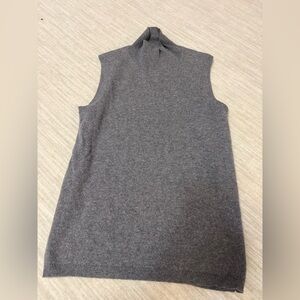 Cashmere vest grey